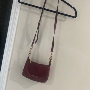 Michael Kors Burgundy Satchel